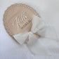Hello World Wooden Birth Announcement Plaque