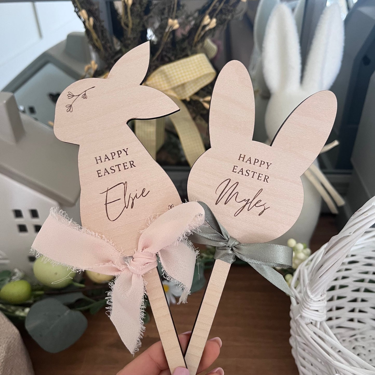 Easter Bunny Head Wand