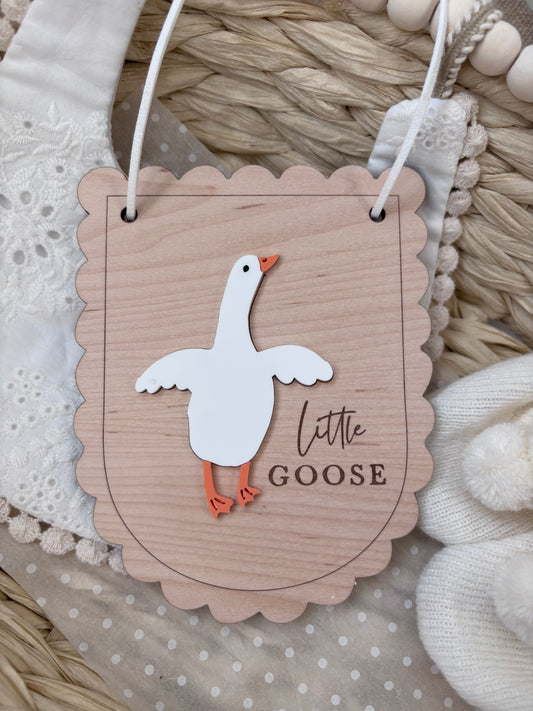 Little Goose Scallop Plaque