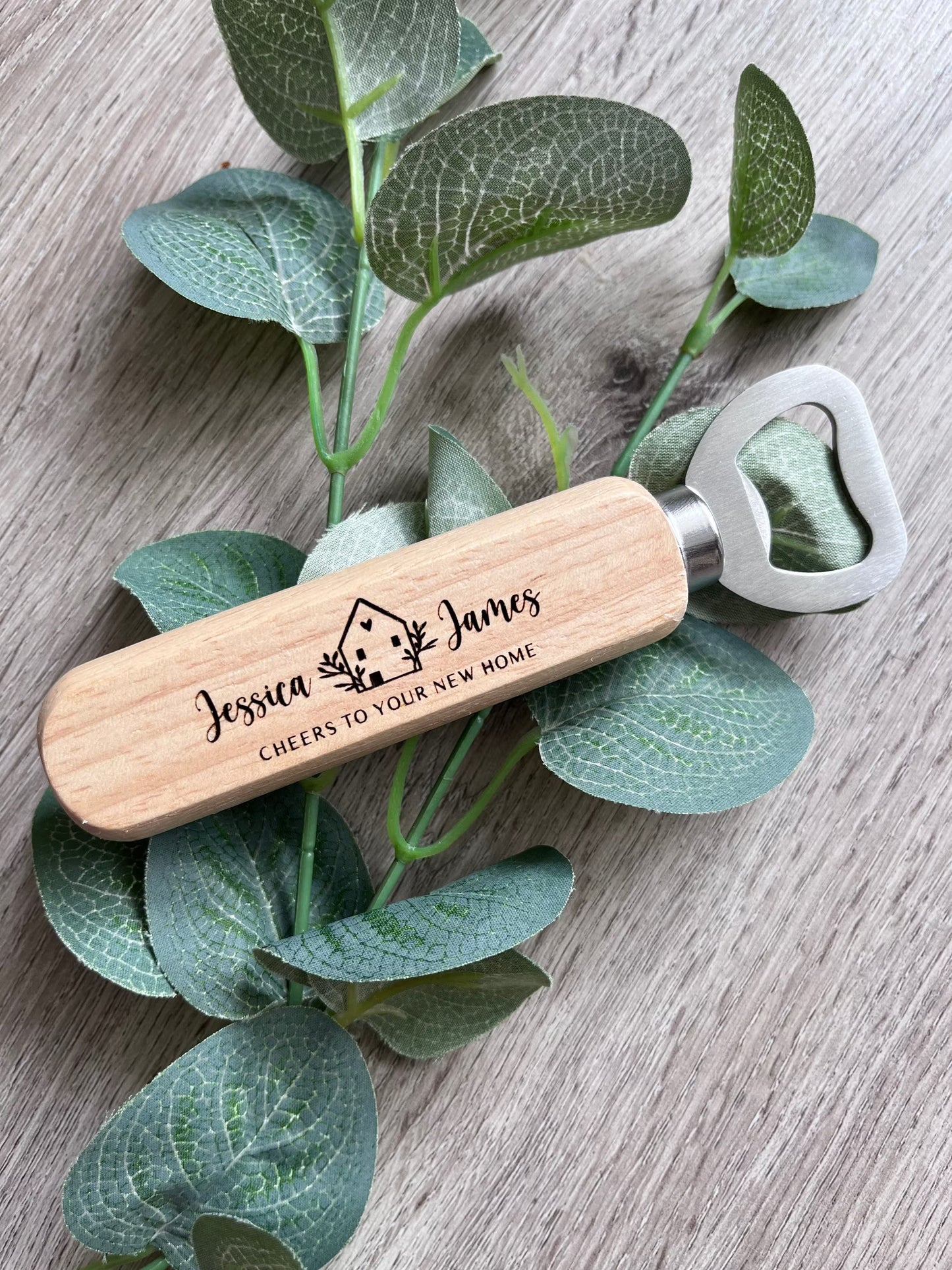 Personalised House Warming Beer Bottle Opener