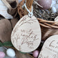 Personalised My First Easter Egg Basket Tag