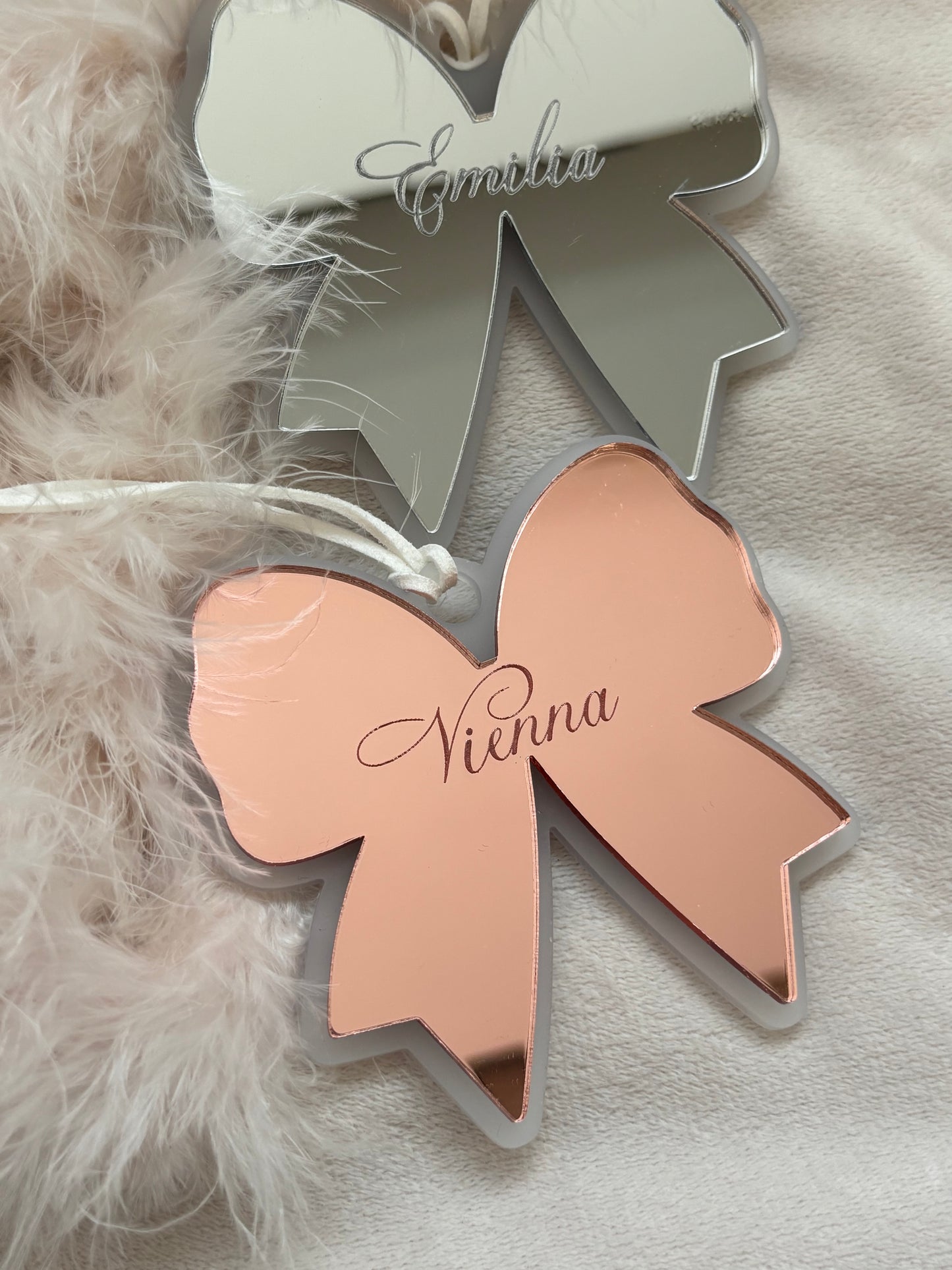Personalised Bow Bauble