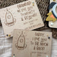 Father’s Day Love you to the Moon FingerPrint Magnet Gift