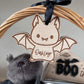 Personalised Bat Halloween Tag