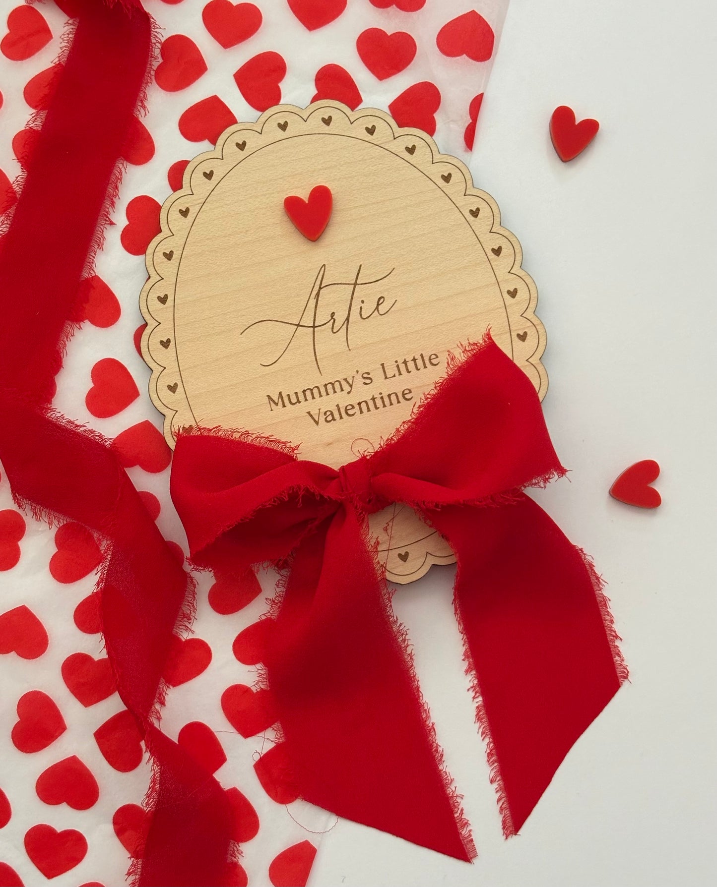 First Valentine’s Day Plaque