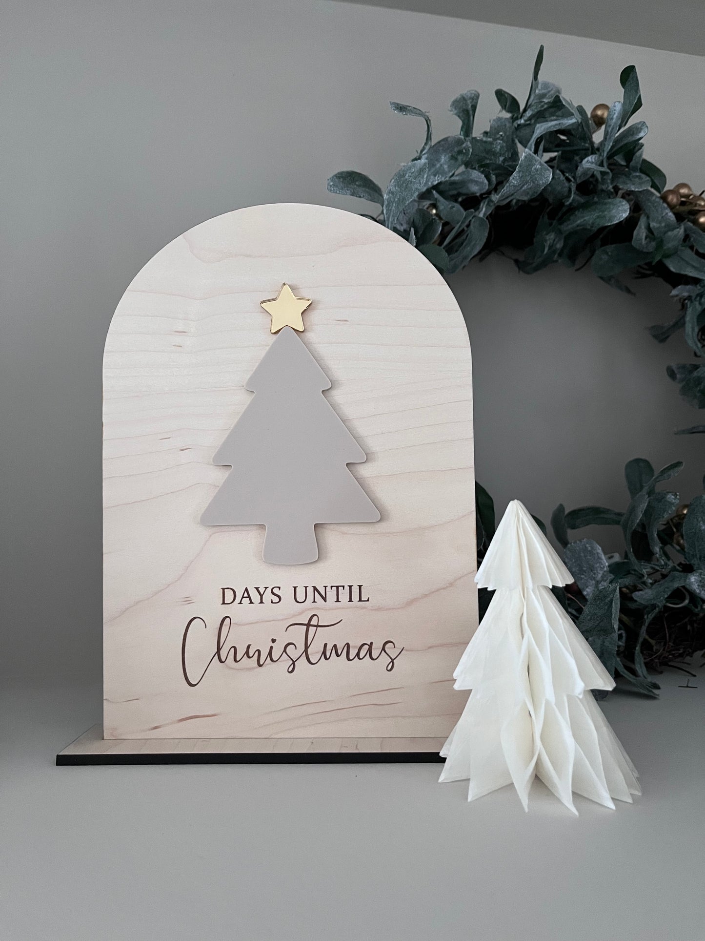 Christmas Countdown Plaque