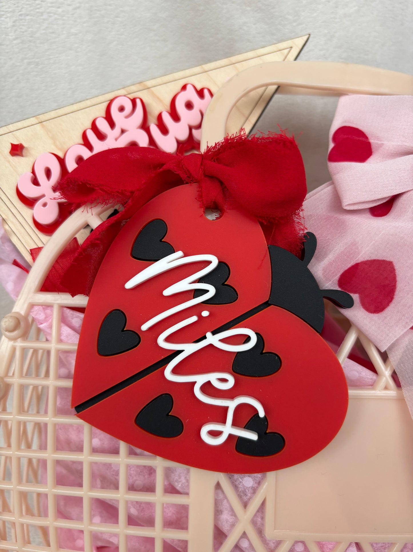 Heart Love Bug Tag