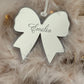 Personalised Bow Bauble