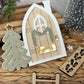 Personalised Magic Elf Door Christmas Shelf Sitter