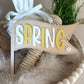 Spring Wooden Flag