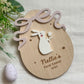 Bunnies and Bows First Easter Plaque & Basket Tag