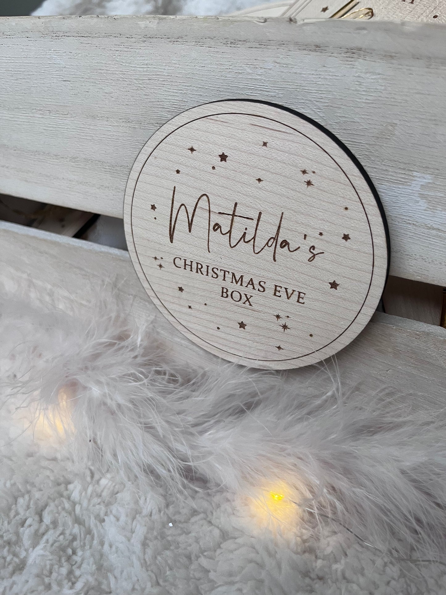 Personalised Christmas Eve Crate - Box Disc