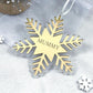 Snowflake Christmas Bauble