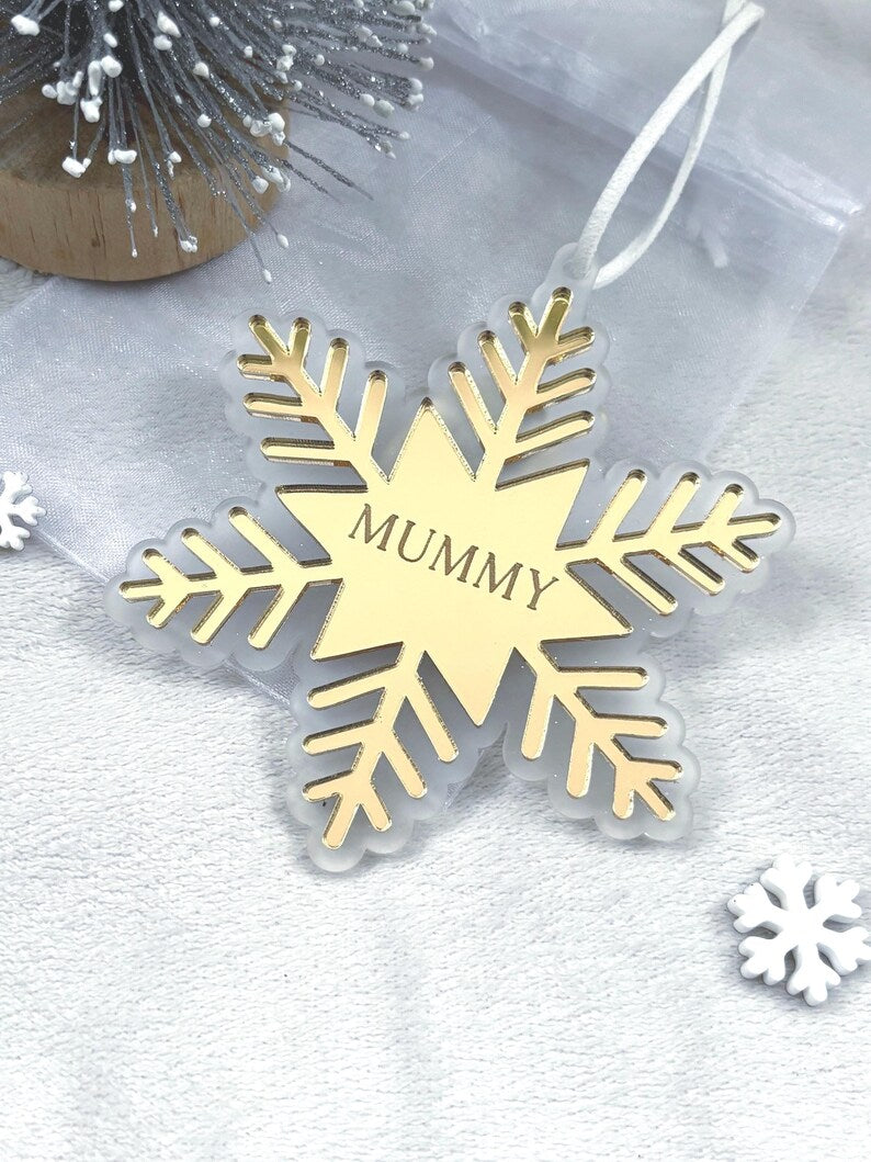 Snowflake Christmas Bauble
