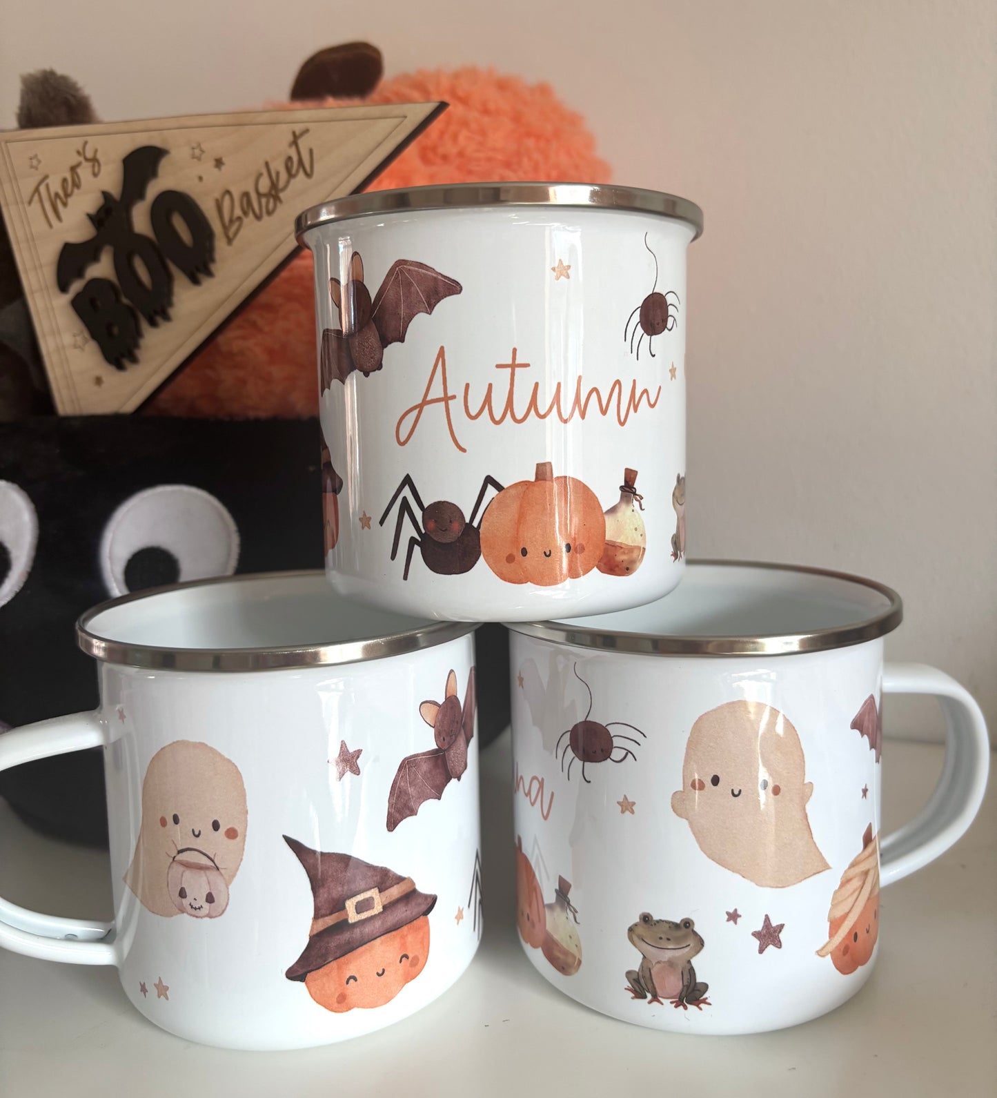 Halloween Cute Pumpkin Mug & Treat bag