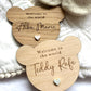 Teddy Name Announcement Plaque