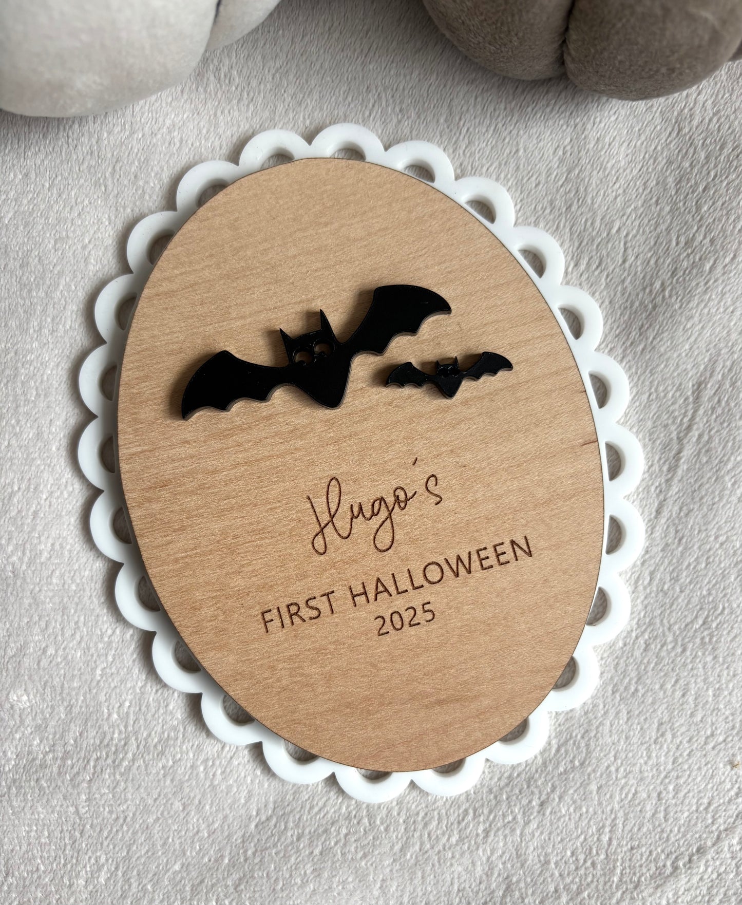 My First Halloween Plaque