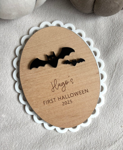 My First Halloween Plaque