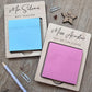 Personalised Teacher Post it Pad