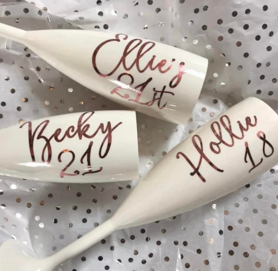 Personalised Prosecco Flute