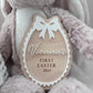 Personalised First Easter Scallop Plaque