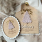 First Christmas Photo Plaque & Bauble - Christmas Tree