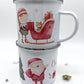 Personalised Santa & Elves Mug & Treat Bag