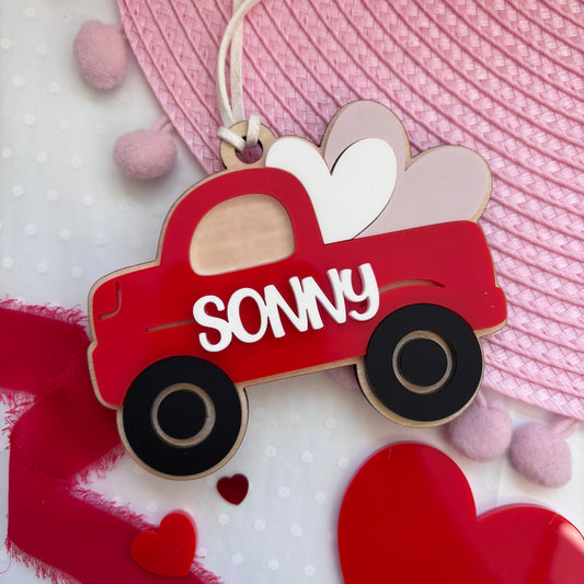 Personalised Love Truck Tag