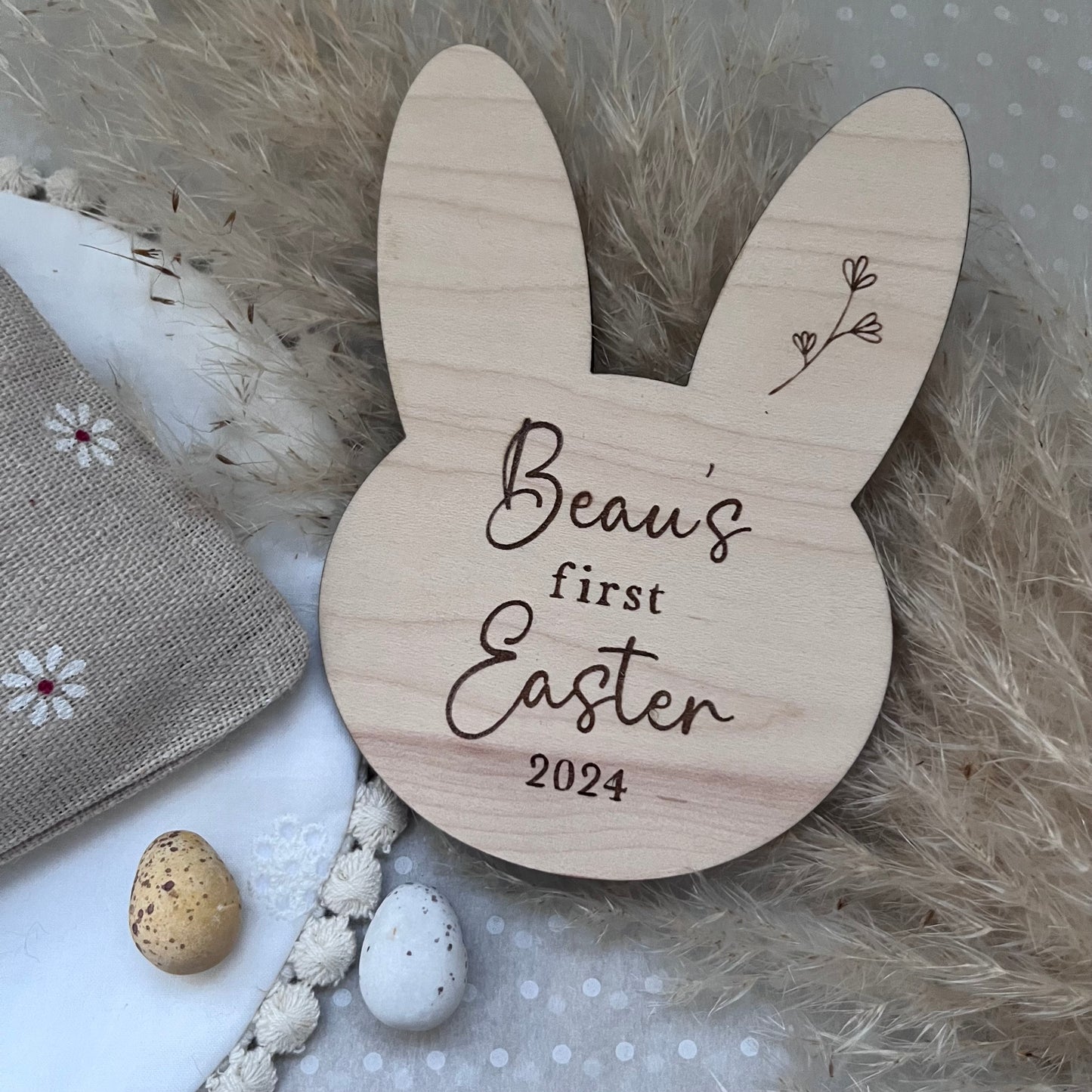 My First Easter Personalised Bunny Keepsake Disc