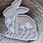 Floral Bunny Wall Decor