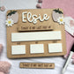 Personalised First Day of School Board - Strawberry Rectangle