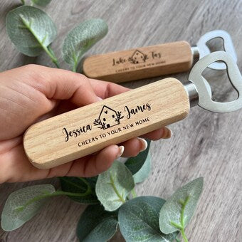 Personalised House Warming Beer Bottle Opener