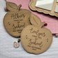 First Day of School Personalised Apple Plaque
