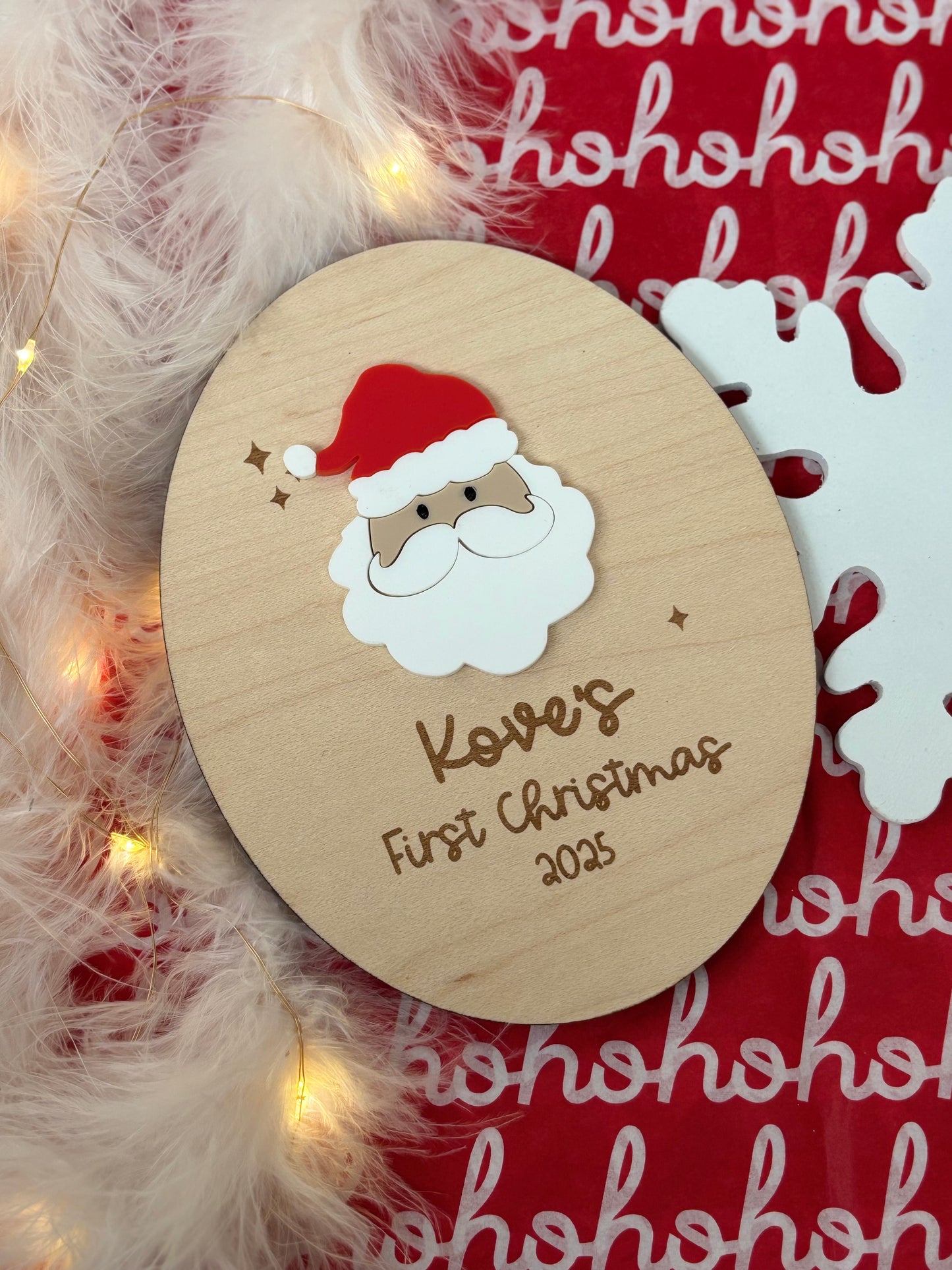 Santa Baby Personalised Plaque