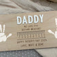 Personalised Father’s Day Handprint Plaque - Loved beyond measure