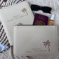 Luxury Personalised Travel Wallet - Palm Tree