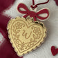 Gold Locket Heart Tag