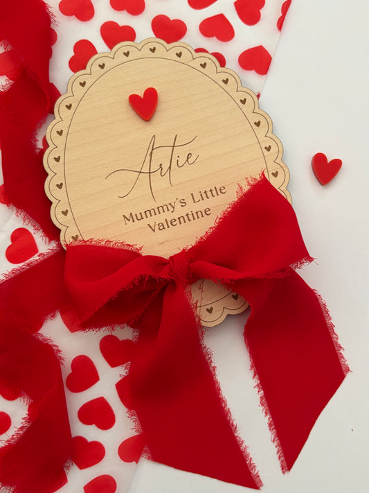 First Valentine’s Day Plaque