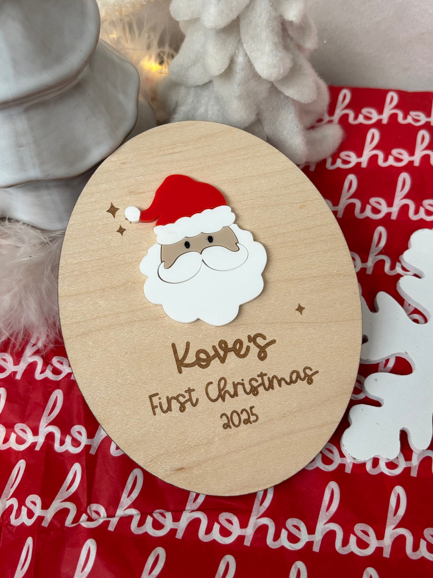 Santa Baby Personalised Plaque