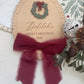 My First Christmas Personalised Plaque - Wreath
