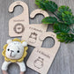 Wooden Baby Wardrobe Dividers - Jungle Set