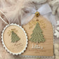 First Christmas Photo Plaque & Bauble - Christmas Tree