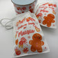 Pink Gingerbread Christmas Mug & Treat bag