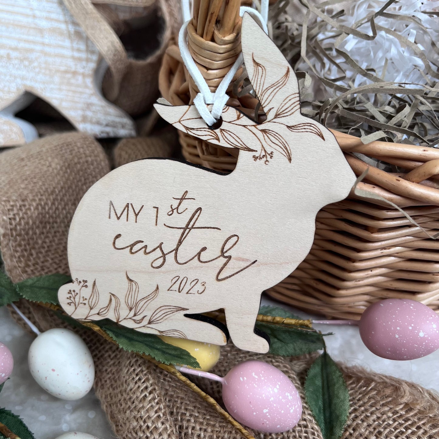 My First Easter Bunny Tag