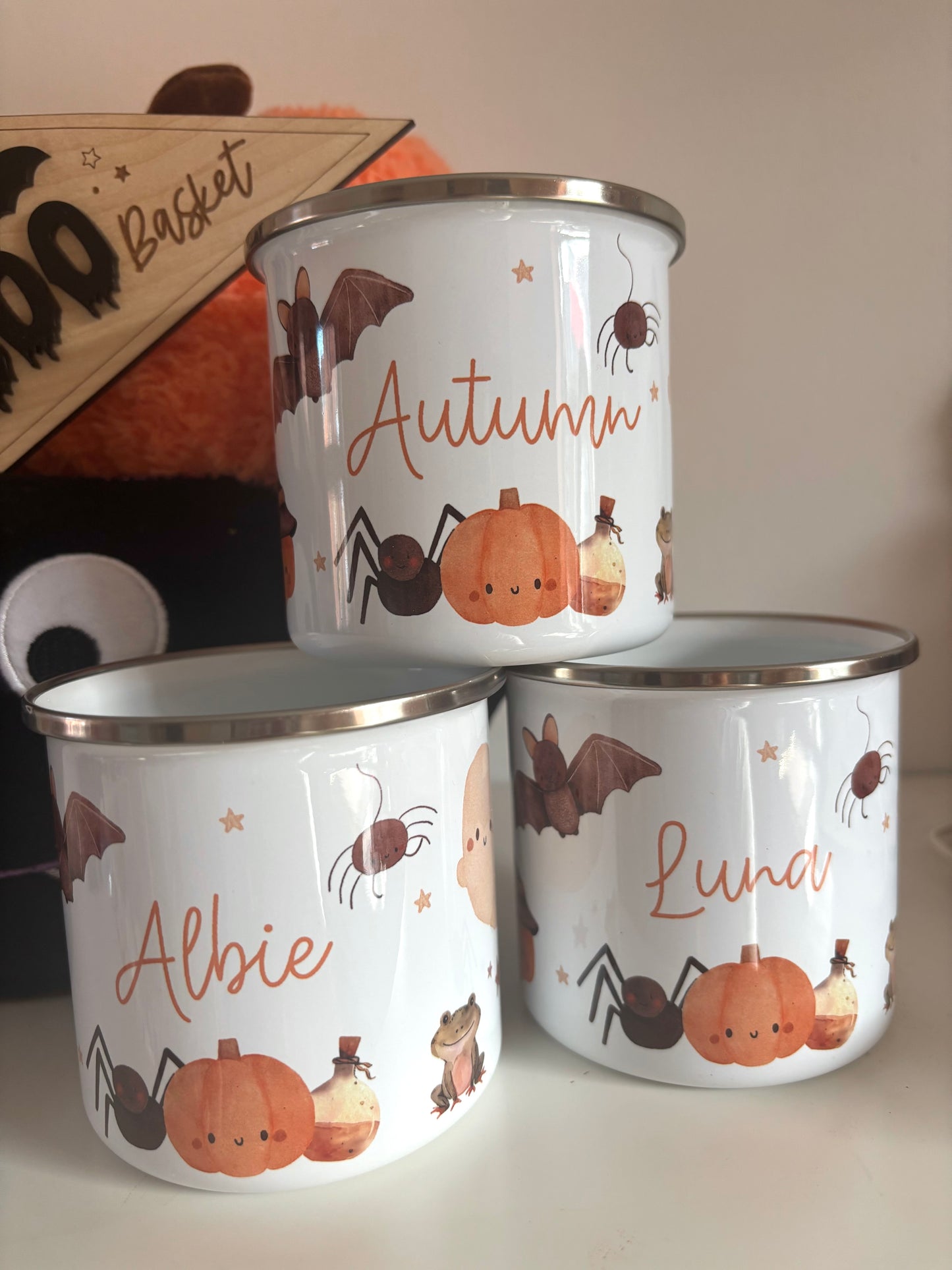 Halloween Cute Pumpkin Mug & Treat bag