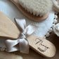 Personalised Baby’s 1st Brush Soft Wool & Wood Engraved Gift