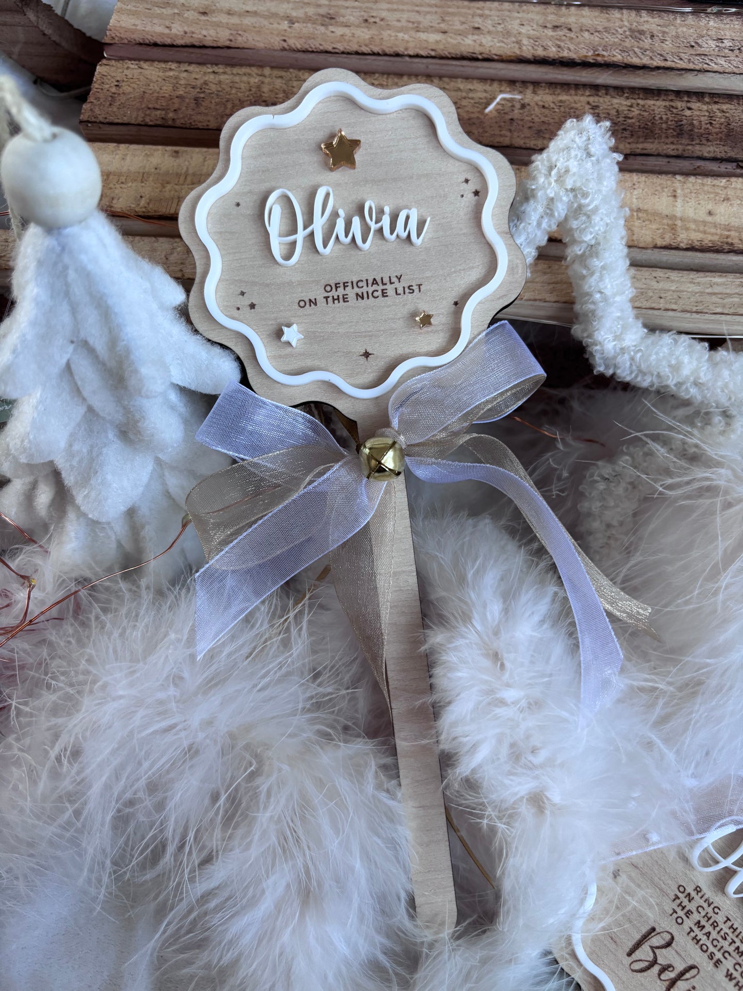 Personalised Luxury Nice List Wand