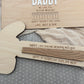 Father’s Day Footprint Hammer Plaque