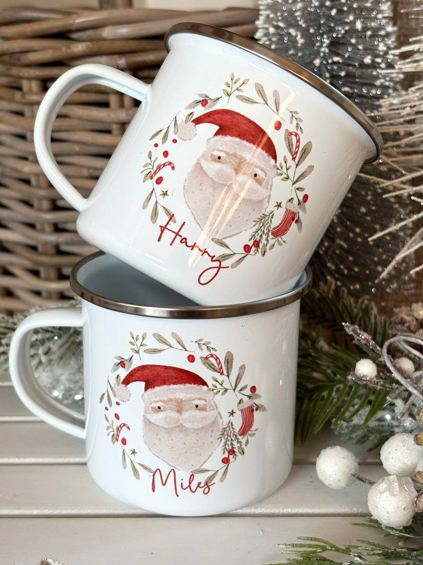 Personalised Santa Mug & Treat Bag