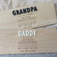Personalised Father’s Day Handprint Plaque - Loved beyond measure